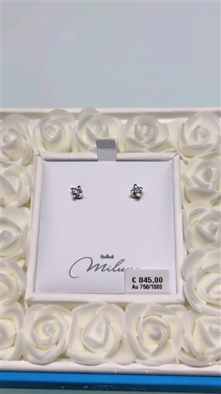 Orecchini Miluna Donna ORECCHINI PUNTO LUCE in Oro Diamante ERD5068-020G7 - ERD5068-020G7